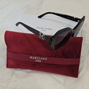 Marciano Black Glitter Sunglasses